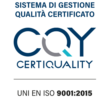 UNI EN ISO 9001:2015,
Quality management system certification 